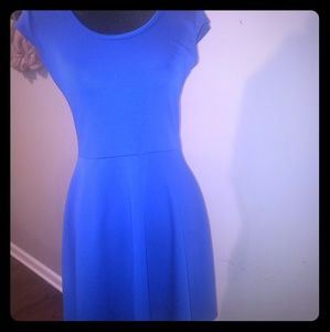Blue mini dress/ no damage like new